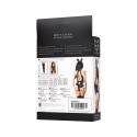 Lenjerie sexy teddy Glossy - Stacy, tip wetlook, neagră, mărime S