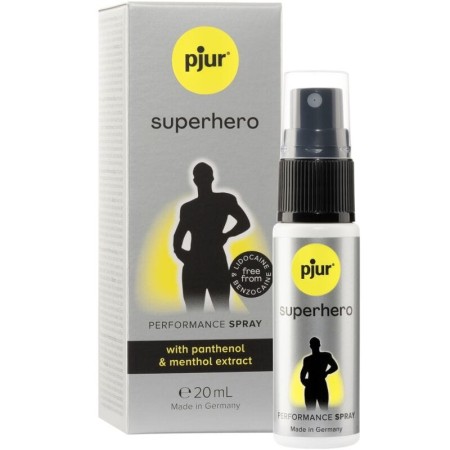 Spray Pjur – Superhero Performance, retardant pentru întârzierea ejaculării, cu extract de ghimbir, 20 ml