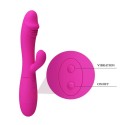 Vibrator PrettyLove - Snappy Rechargeble, cu 30 de funcții de vibrație, silicon, roz, 19,5 cm